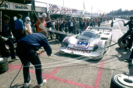 Brands Hatch 1000 km 1986 - WEC - Porsche Lloyd Liqui Moly Wollek Baldi 956