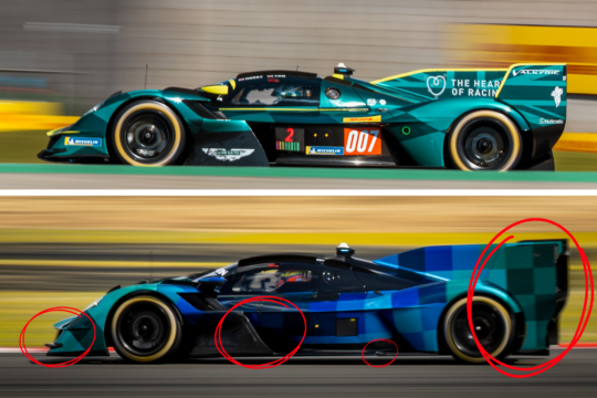 Aston Martin Valkyrie Hypercar 2025 vs 2027