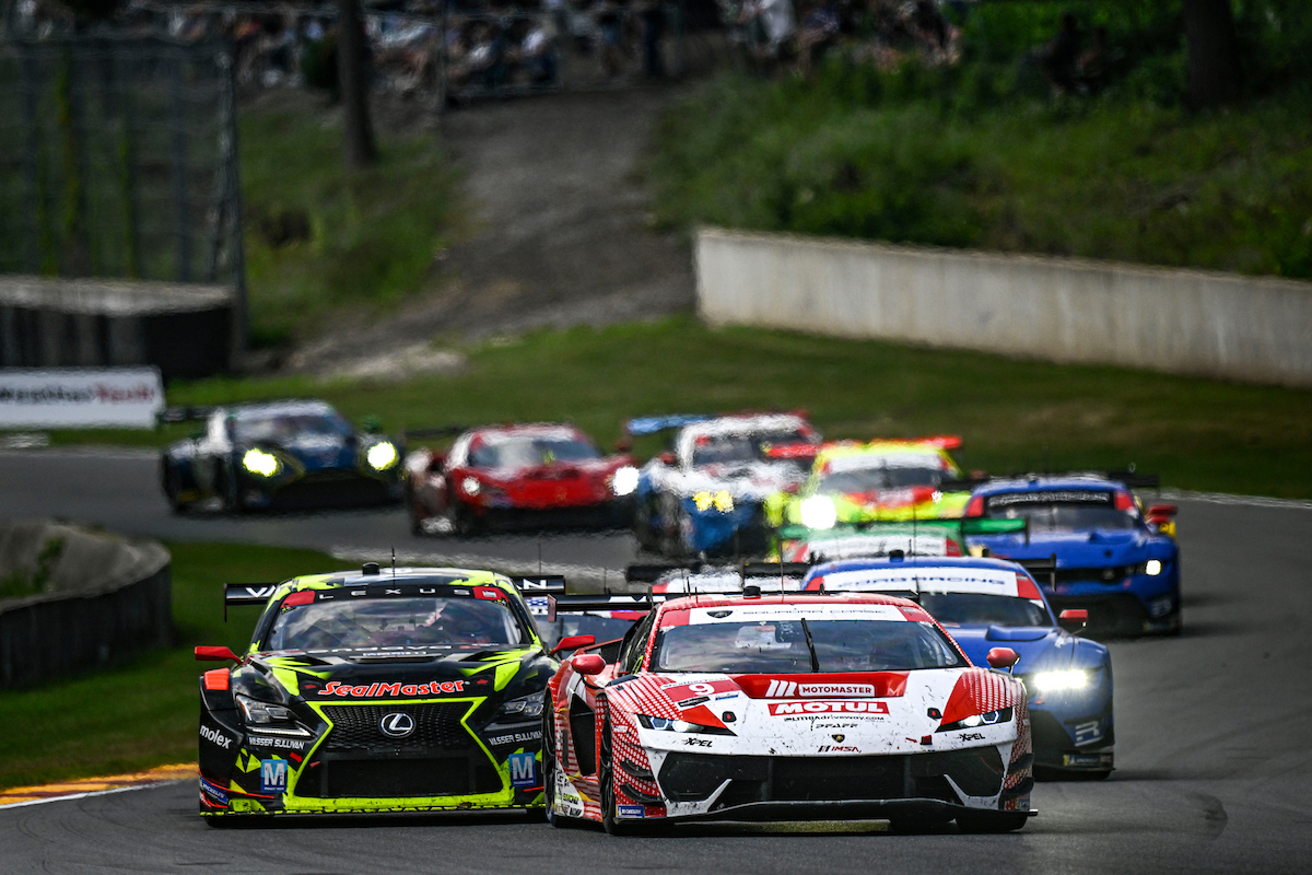 #9: Pfaff Motorsports, Lamborghini Huracan GT3 EVO2, GTD Pro: Andrea Caldarelli, Sandy Mitchell