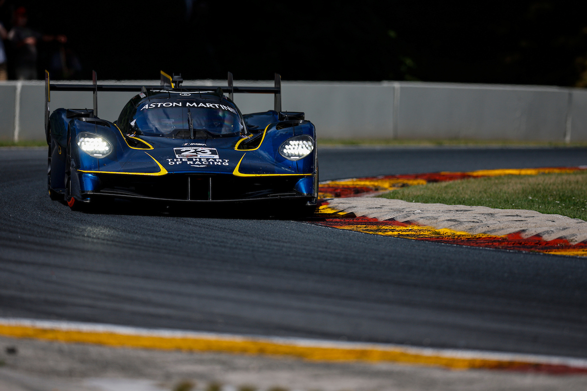 #23: ASTON MARTIN THOR Team, Aston Martin Valkyrie, GTP: Ross Gunn, Roman De Angelis